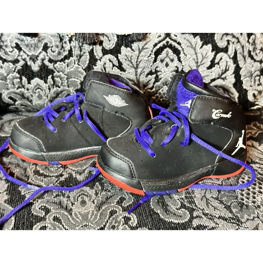 Baby Toddler Shoes Jordan Carmelos Raptor Melo Concord Black Purple Red 7C Great